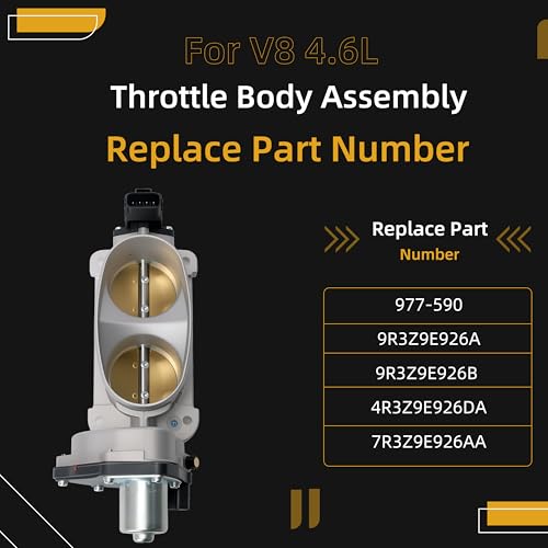 JAVOUKA 977-590 Throttle Body Assembly fits for Ford Mustang V8 4.6L 2005-2010#7R3Z9E926AA 9R3Z9E926A - Image 4