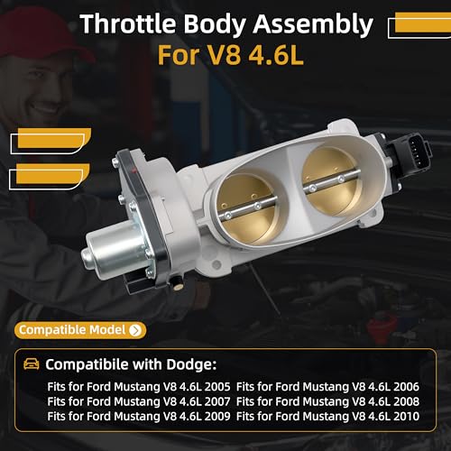 JAVOUKA 977-590 Throttle Body Assembly fits for Ford Mustang V8 4.6L 2005-2010#7R3Z9E926AA 9R3Z9E926A - Image 3