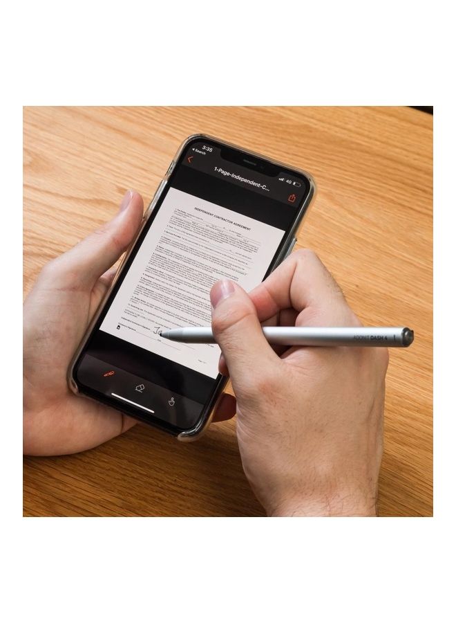 ADONIT Dash 4 True Universal Dual Stylus Silver - Image 3