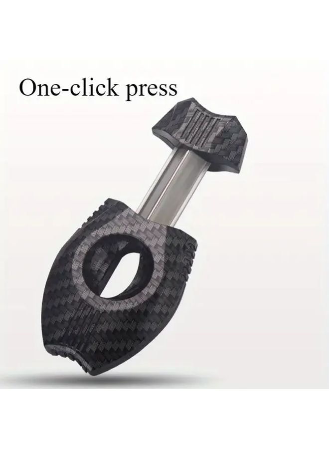 Wind Knife Stainless Steel Self Sharpening V Cut Cigar Scissors Portable Trimmer For Travel - Image 5
