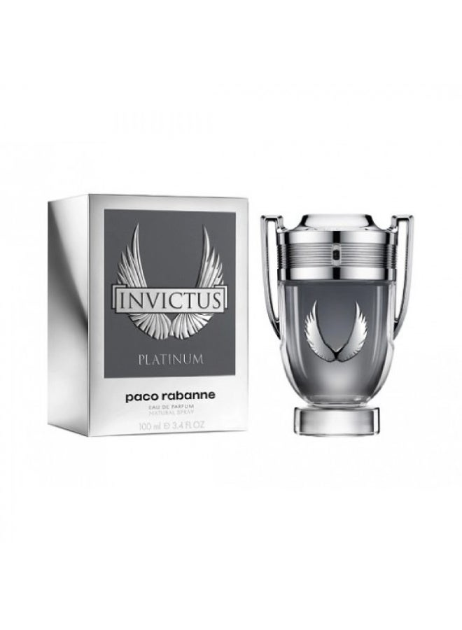 INVICTUS Paco Rabanne Invictus Platinum Eau de Parfum - 100ml - Image 1