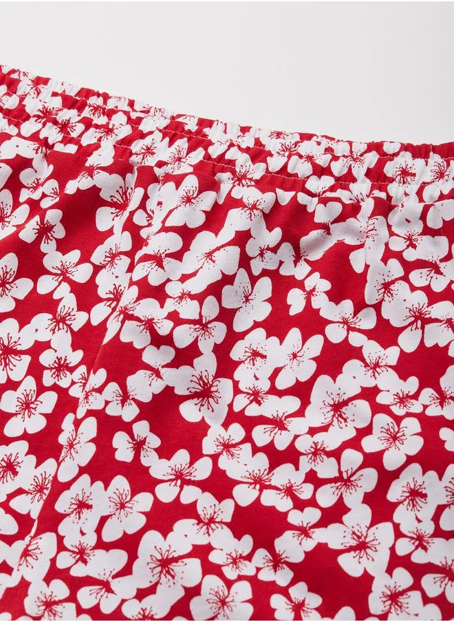 نو- ڤو All Over Floral Print Shorts by Styli
