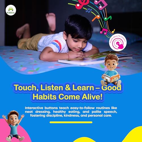 Kiddale's My First Good Habits -Musical Audio Book| Help Your Kid to Master his/her Good Habits Easily with Musical Sounds and Rhymes| Ideal Gift for 3+ Kids - Image 4