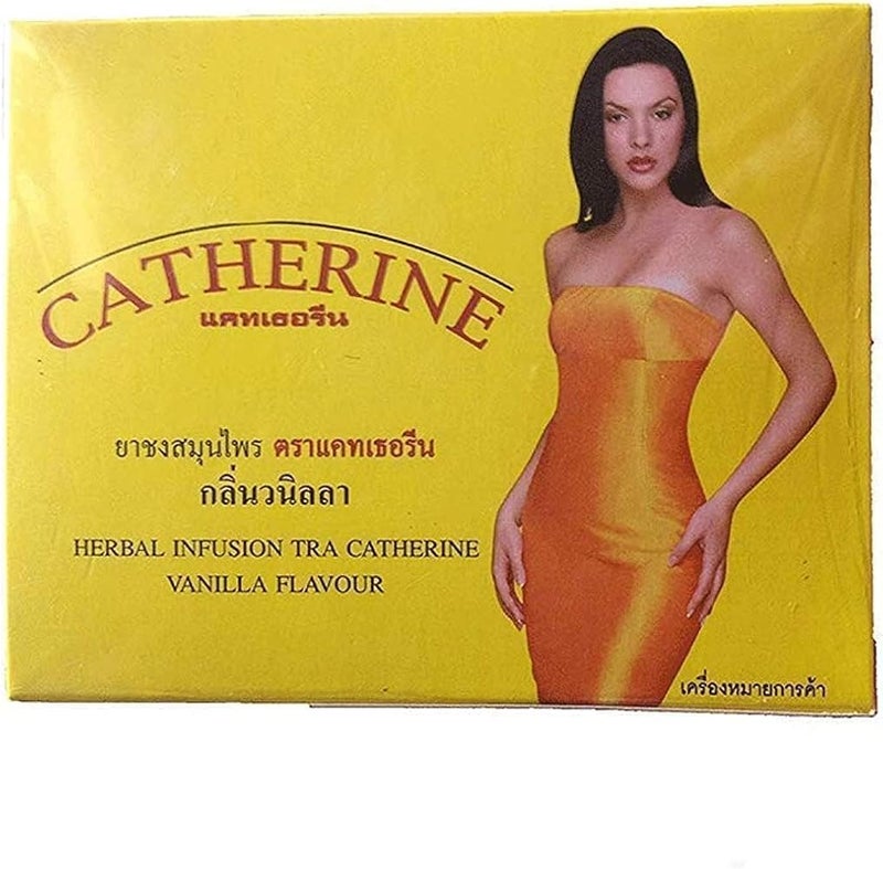 Catherine Herbal Infusion Slimming Diet Weight Loss Laxative Tea Vanilla, 32 Tea Bags. - Image 1