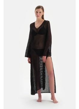 dagi Black Fishnet Dress  - Image 5
