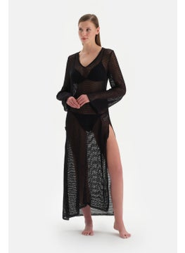 dagi Black Fishnet Dress  - Image 4
