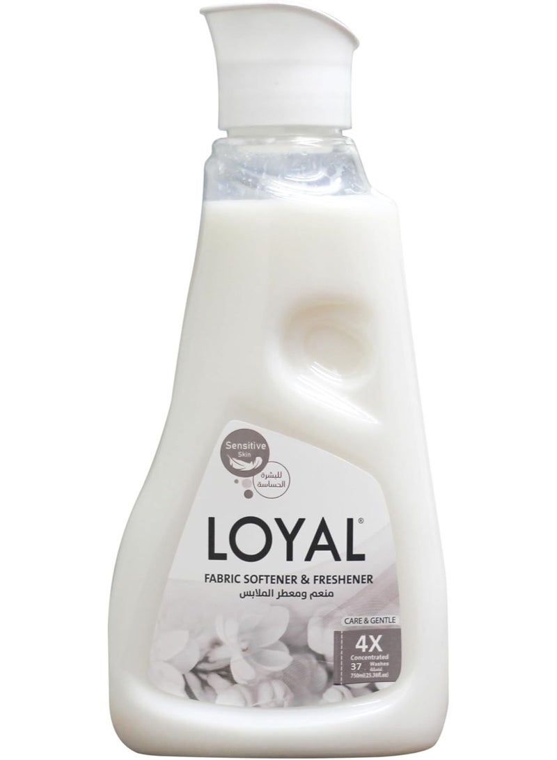 loyal Concentrated Fabric Softener & Freshener Care & Gentle 750 ML - Image 1