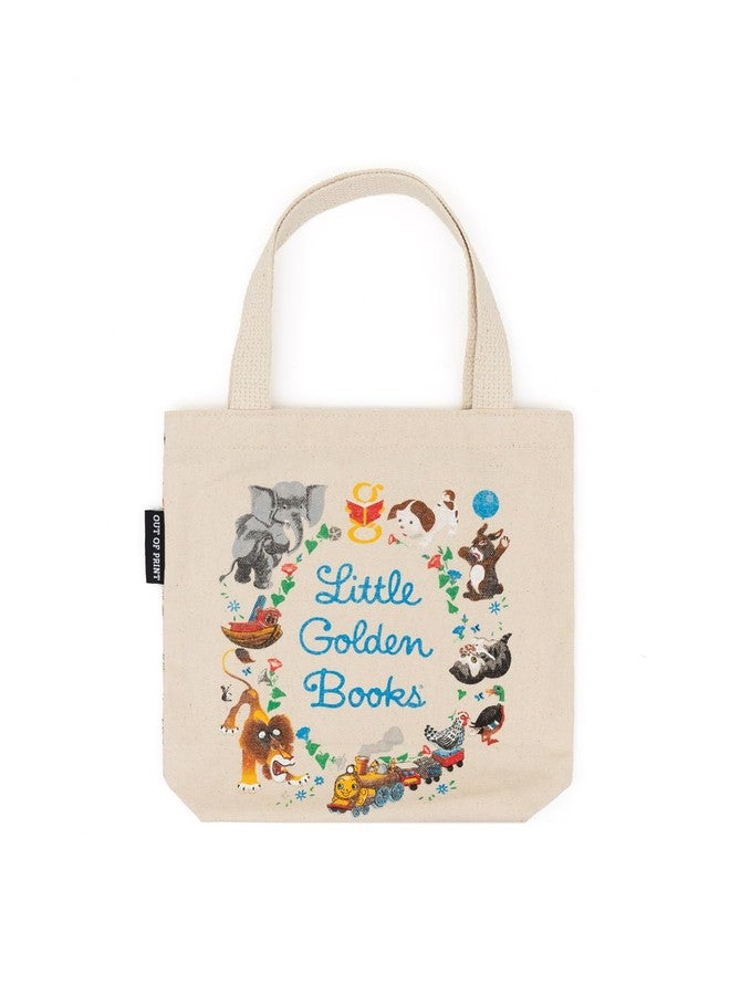 Out of Print Little Golden Books Mini Tote Bag with Inner Pocket - Small Tote Bag for Book Lovers and Kids - Image 1