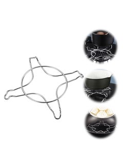Gas Stove Top Chrome Iron Wok Ring Non Slip Stove Rack Universal for Kitchen and Camping Pot Holder Gas Cooktop Range Pan Burner Grate Support Stand for Gas Hob Accessories