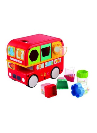 Shape Sorting Bus Educational Push Along Toy With Blocks Features Shapes Free Wheeling Colours 6 Months & Above Infant And Preschool Toys Red - pzsku/Z83554309AD004644E55FZ/45/_/1692784192/17a342ce-b8df-4da1-a1d9-5ddb1243f496