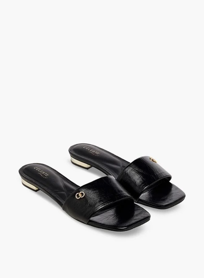 Celeste Women Solid Flat Sandals