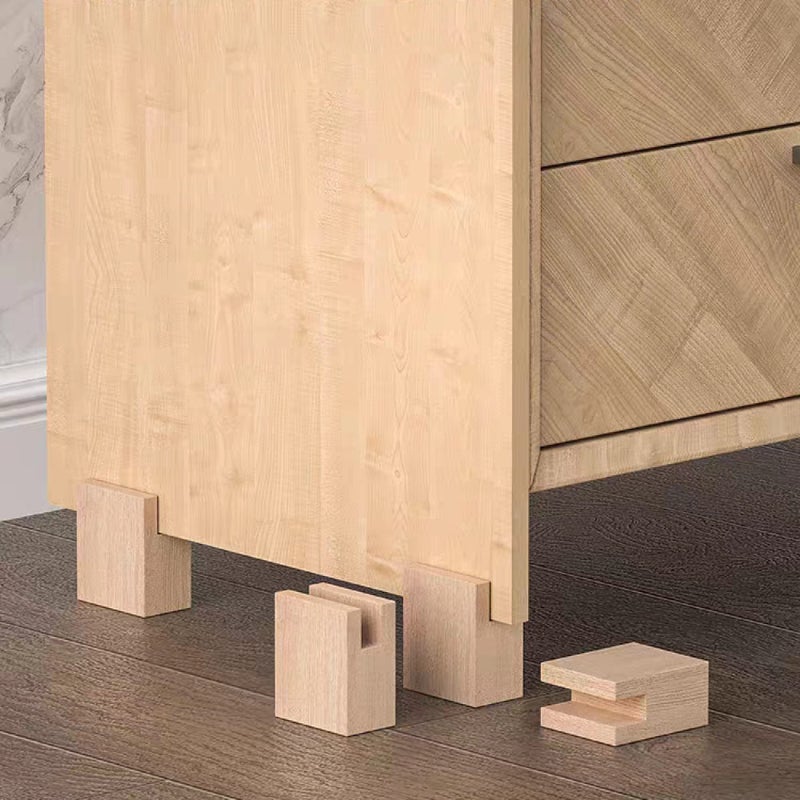 Doublelife 2PCS Bed Risers Furniture Riser Heavy Duty Bed Lifts in Heights of 4Inches (add Height 10cm) - Image 2