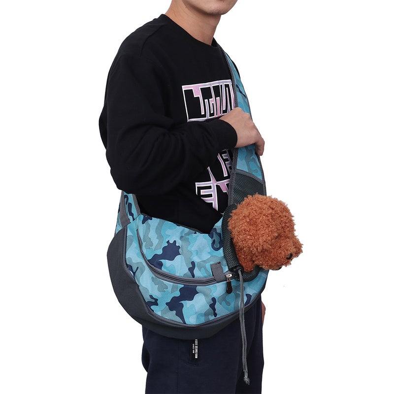 Small Dog Cat Pet Sling Carrier Bag Safe Comfortable Hands-Free Single Shoulder Travel Carry Tote Handbag - Size L ( ) - Image 2