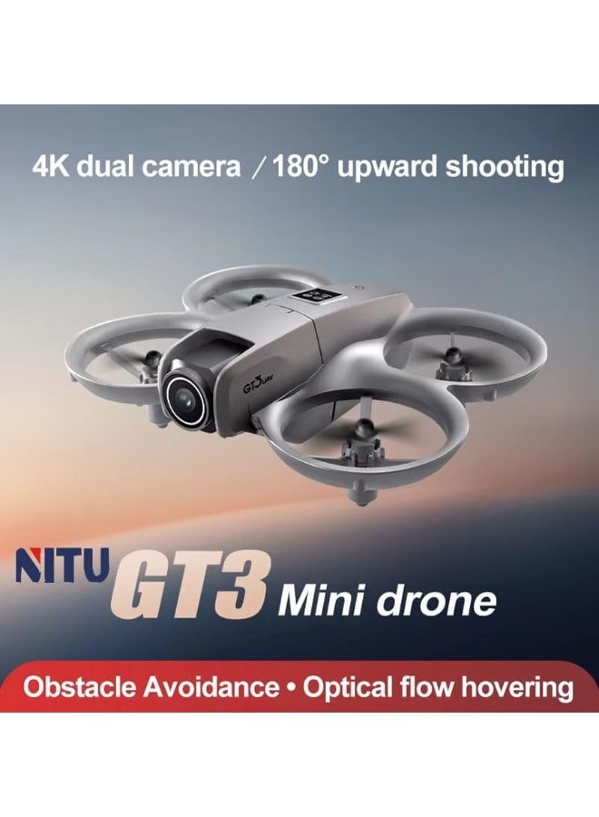 DKH Mini Drone with Dual Cameras, 180° ESC Lens, Obstacle Avoidance, Optical Flow Hovering, 68g Lightweight, Multicolor - Image 5