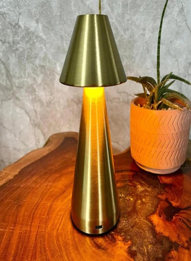 GITGRNTH New Cap Table Lamp, Dimmable LED Night Light with 3 Color Temperatures, USB Rechargeable with Portable Ambient Light with Touch Control Light for Bedroom, Living Room, Kids Room - Image 1