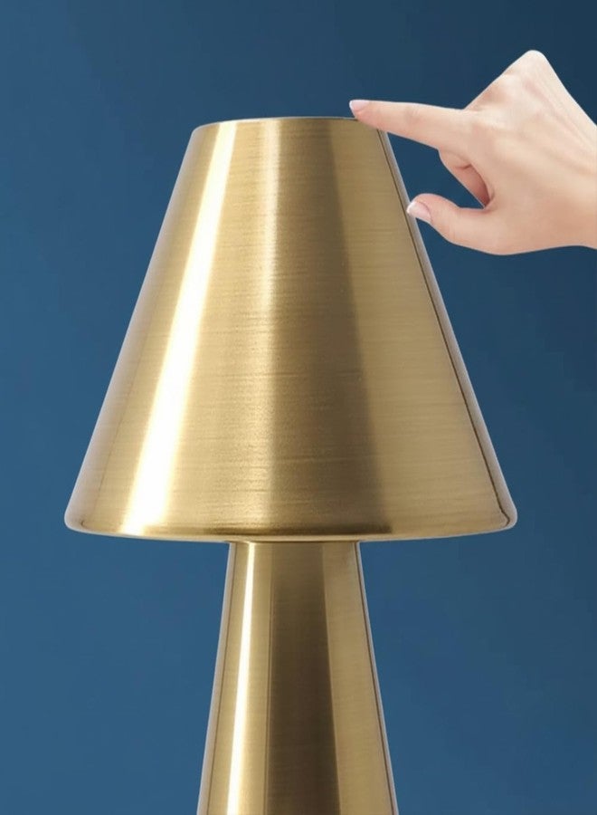 GITGRNTH New Cap Table Lamp, Dimmable LED Night Light with 3 Color Temperatures, USB Rechargeable with Portable Ambient Light with Touch Control Light for Bedroom, Living Room, Kids Room - Image 2