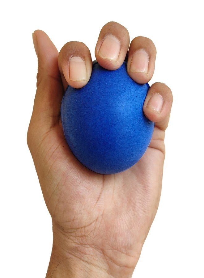 SREE FOAMS كرة تمارين اليد للعلاج الطبيعي من SREE FOAMS، مصنوعة من البولي يوريثان الناعم غير اللاصق / للتدليك واليوغا للأصابع والمعصم وتقوية اليد وإعادة التأهيل والتهاب المفاصل (أصفر، أحمر، أزرق 6 سم) - Image 4