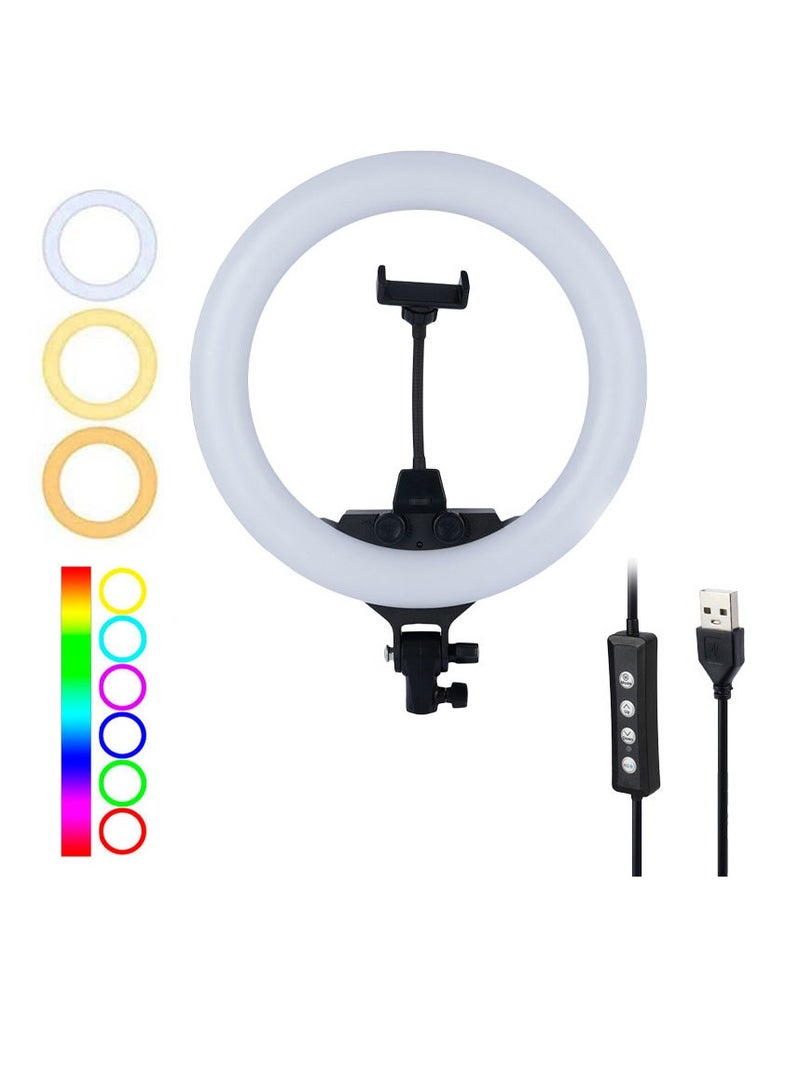 مصباح حلقي RGB LED 3D-30Live Streaming Lamp مصباح أجواء - Image 2