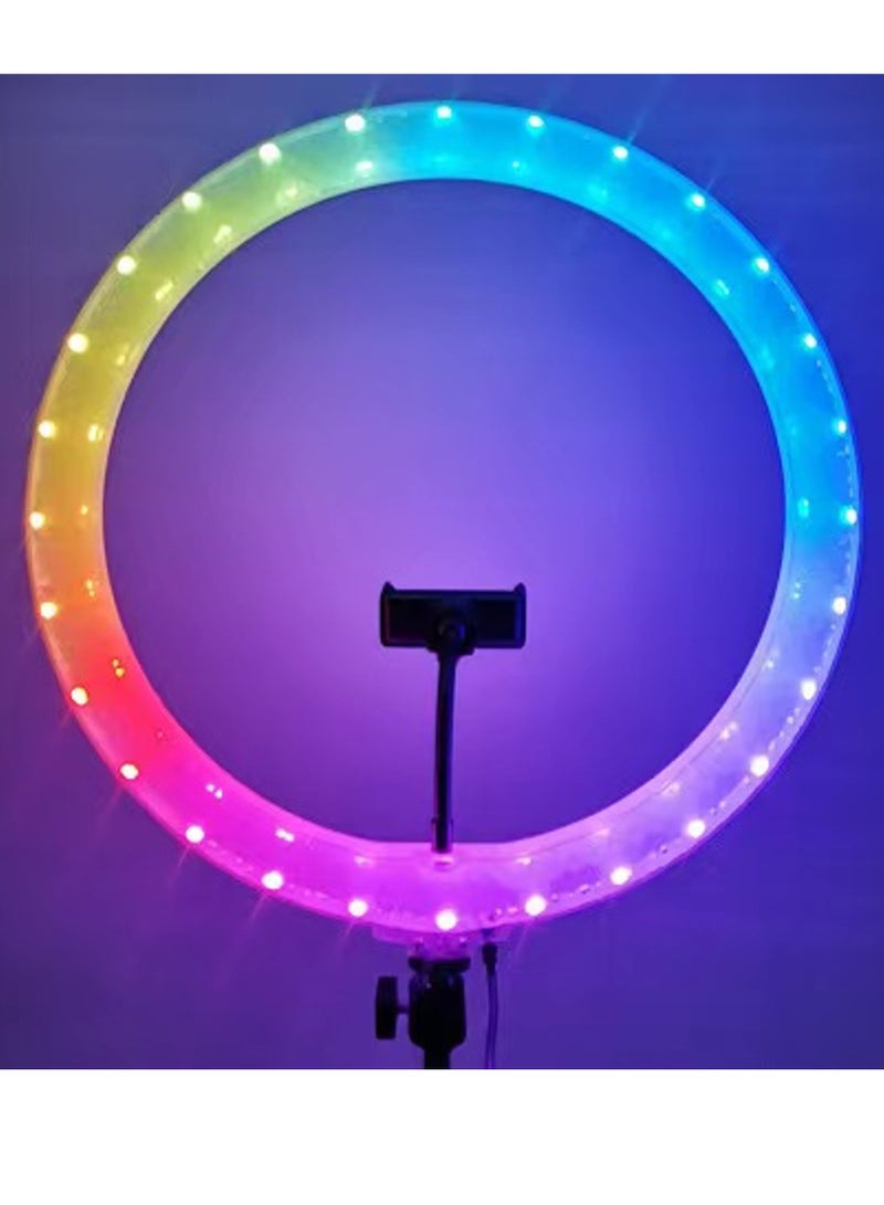 مصباح حلقي RGB LED 3D-30Live Streaming Lamp مصباح أجواء - Image 3