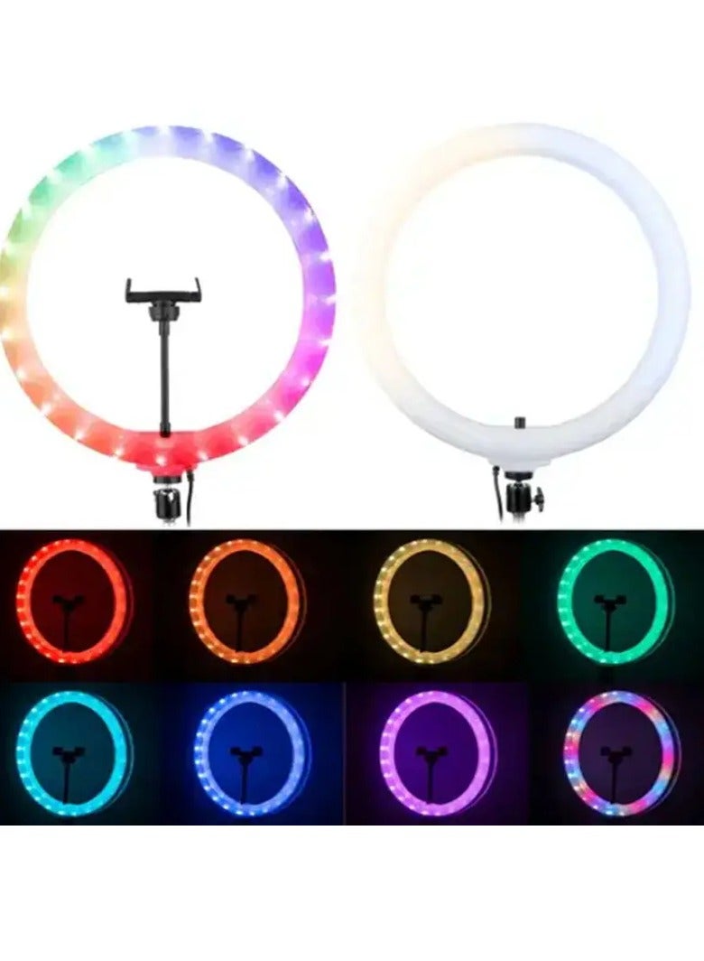 مصباح حلقي RGB LED 3D-30Live Streaming Lamp مصباح أجواء - Image 4