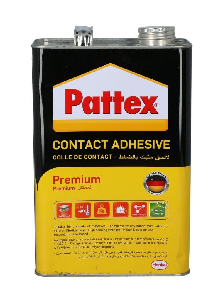 Pattex Glue With High Bonding Strength Suitable For Aluminum Leather Wood And Cork 2.5 Liter Capacity - Image 1