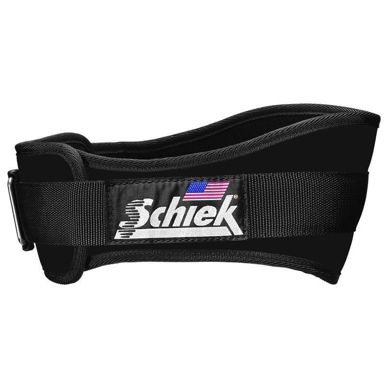 Schiek Sports 2006 Nylon 6 Inches Weight Lifting Belt - Support Belt for Power Lifting - Long lasting One Way Buckle System - Image 1
