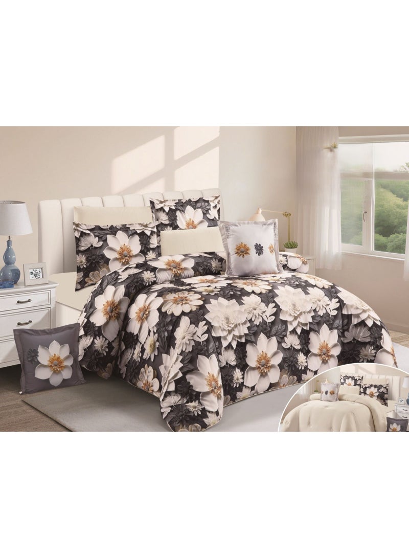 Horse Summer 3D printed single bedspread to give you comfort and the beauty of nature, size 170*220 cm - Image 1