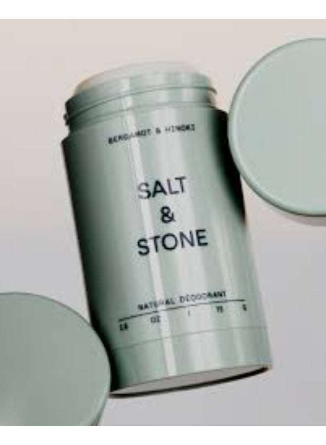 SALT & STONE Deodorant Bergamot & Hinoki 75g - Image 2