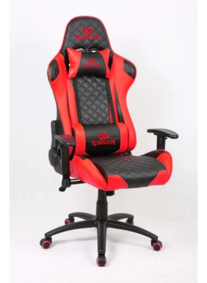 REDRAGON King Of War C601 Gaming Chair Black Red - Image 1