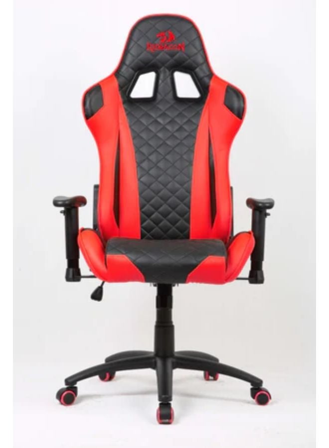REDRAGON King Of War C601 Gaming Chair Black Red - Image 2