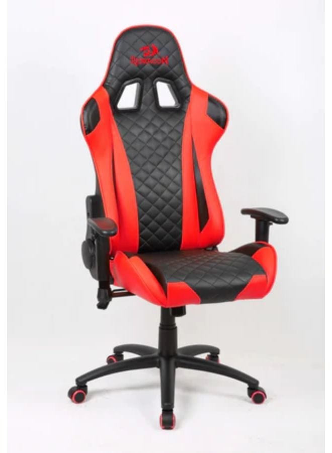 REDRAGON King Of War C601 Gaming Chair Black Red - Image 4