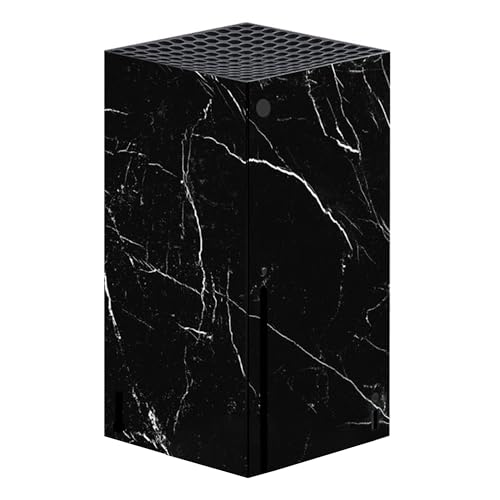 CXWITHY Skin Sticker for Xbox Series X Protective Cover Wrap Vinyl Decal Compatible with Console and Wireless Controller Black White - Image 3