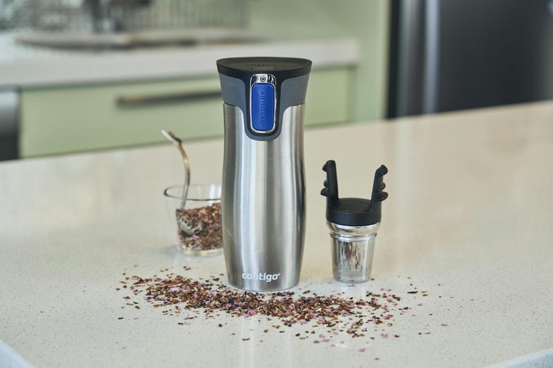 Contigo West Loop Autoseal Travel Mug, Stainless Steel Thermal Mug, Vacuum Flask, Leakproof Tumbler, Coffee Mug with BPA Easy-Clean Lid, 470 ml - Image 5