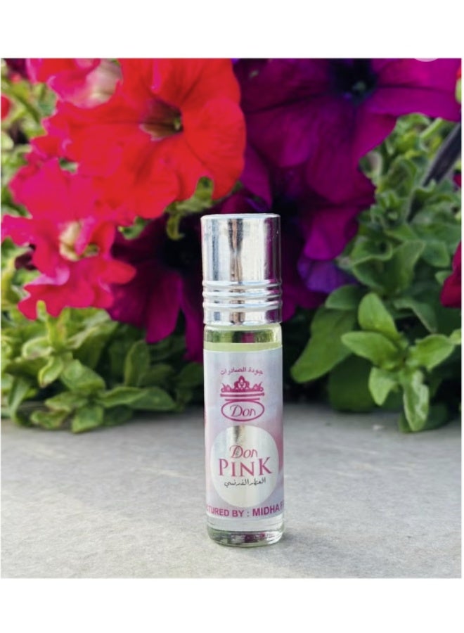 don French Fragrance Roll-On Perfume Pink 6ML (Pack of 6) – Long Lasting Floral Scent - Image 3