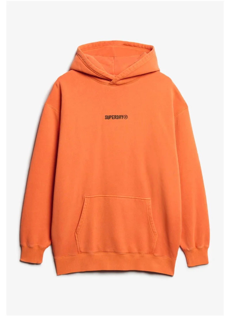 Superdry MICRO LOGO GRAPHIC LOOSE HOOD