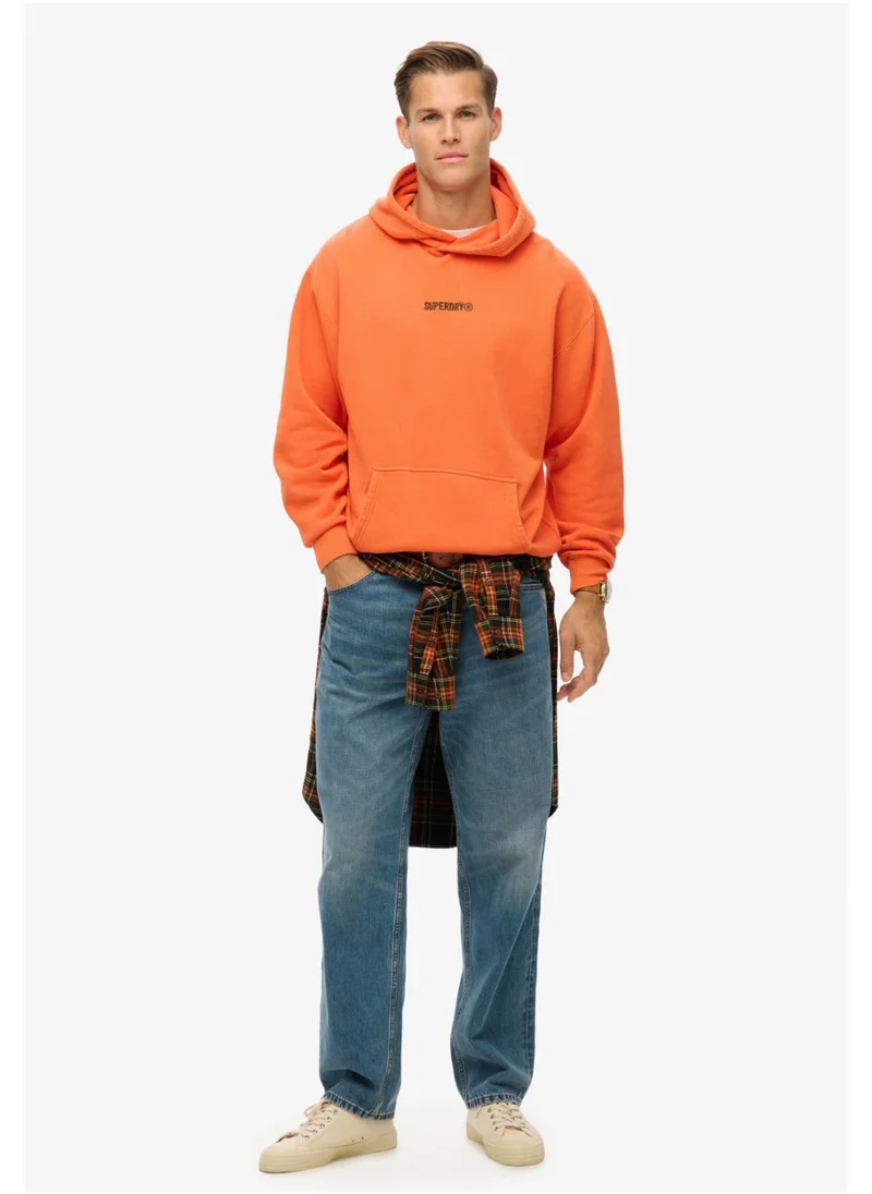 Superdry MICRO LOGO GRAPHIC LOOSE HOOD