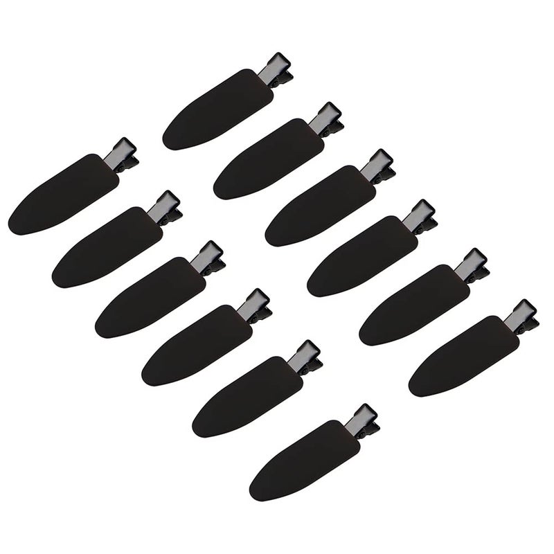 minihope 24 Pieces Hair Clips - Dent-Free Soft Clips for Women and Girls, Including Harry Josh Clips (Morandi & Black) - Image 3
