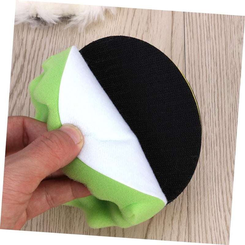 Self Adhesive Car Polishing Buffing Pad Kit 10CM Wool Discs For Waxing - Image 4