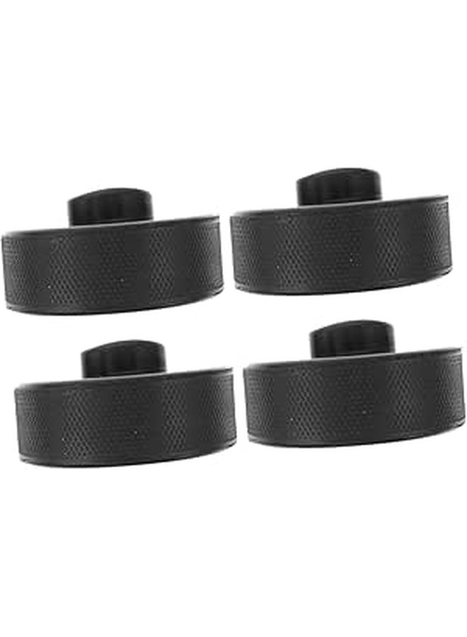 4 Pcs Rubber Car Jack Pad Set For Automotive Lifting Repair Non Slip Stability - Image 1