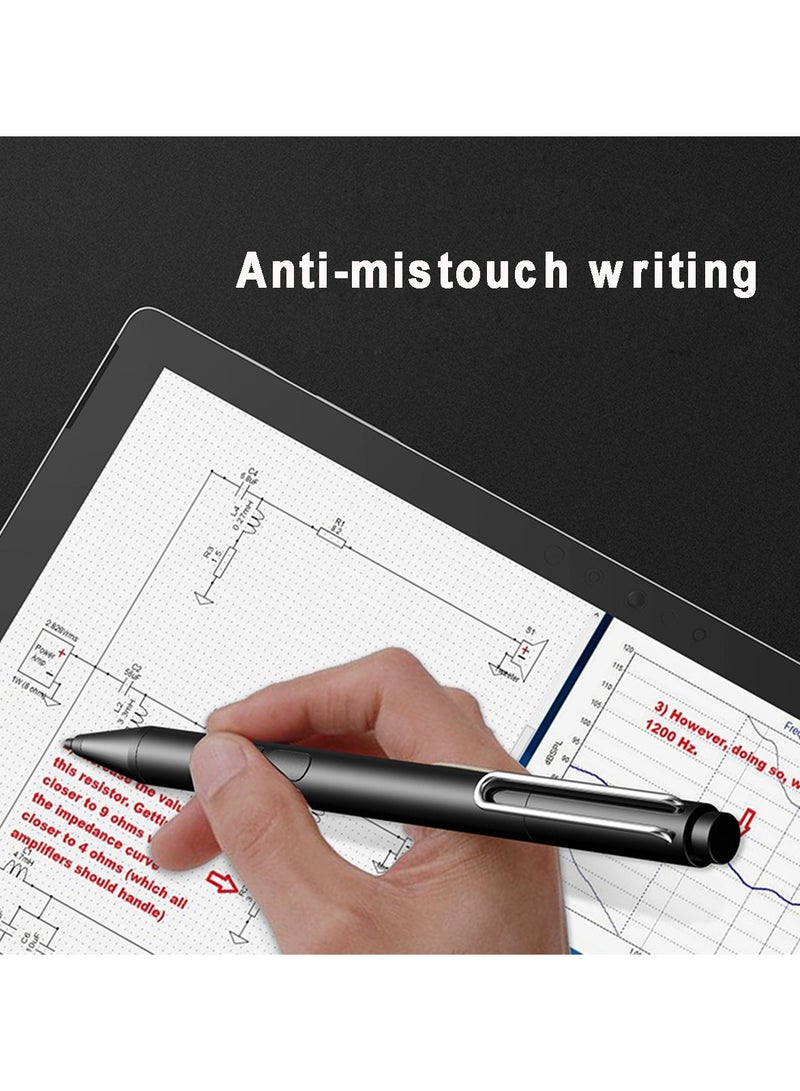 Original Quality 4096 Levels of Pressure SensitivityStylus Pen for Microsoft Surface Go 1/2, Pro7, Pro6, Pro5, Pro4, Pro3, Surface3, Surface Book, Laptop Silver - Image 3