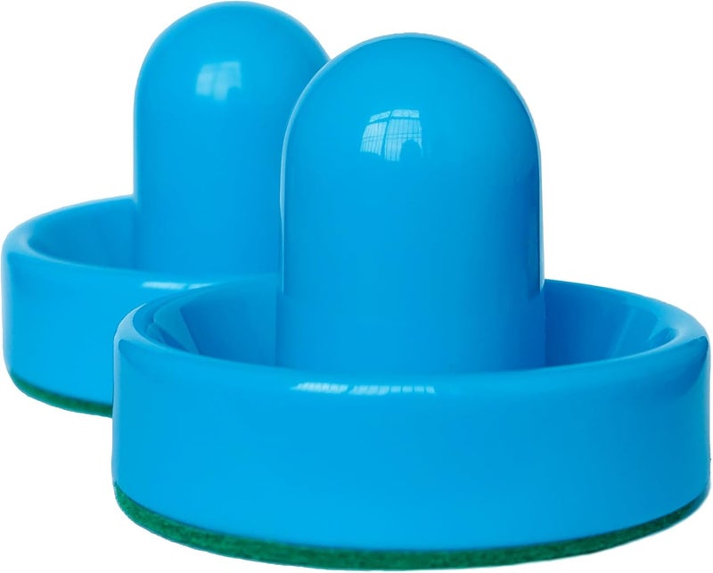 TYRDAN Rechargeable Floating Pucks & Paddles - Any Flat Surface Air Hockey, Includes Charging Cable and Strikers - Image 5