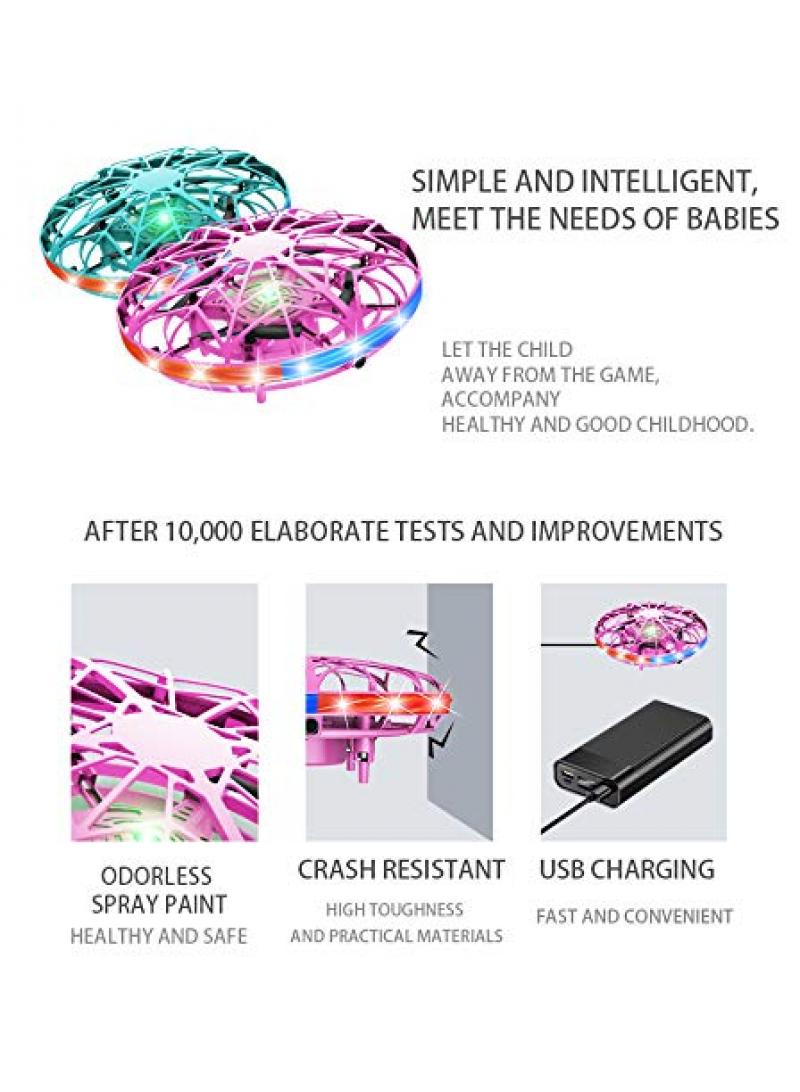 general Ufo Intelligent Sensing Flying Saucer With Colorful Lights Children'S Toy Hand Controlled Induction Levitation Rechargeable Flying Toy For Birthday Gift - Image 5