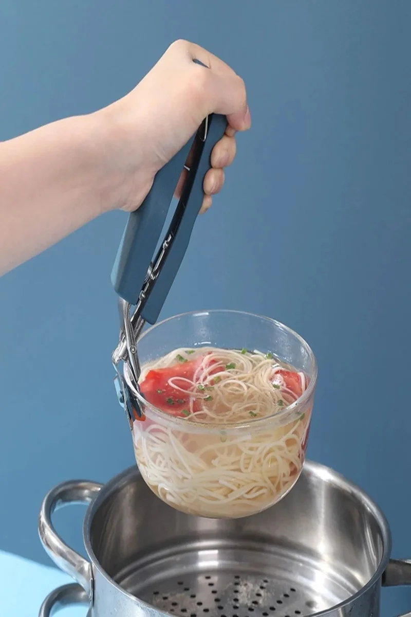 Safestore Practical Hot Food Bowl Holder Pan Tray Tong Handle Holder Tray and Pan Holder