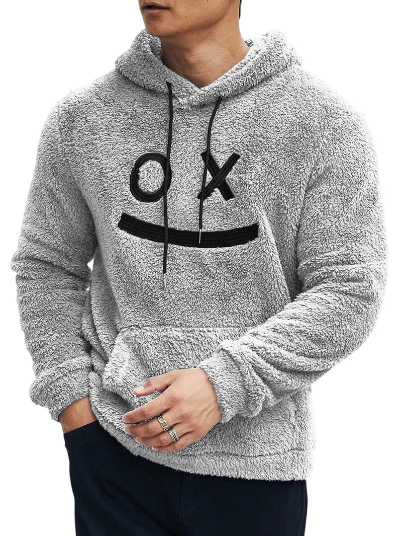 JVX Men Sweatshirts || Sweatshirts for Men || Wool Sweater || Unisex Hoodie ||Hoodie (SWEATSHIRT-07) (in, Alpha, S, Grey) - Image 1