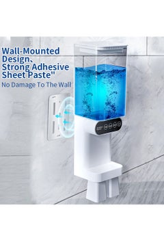 Automatic Mouthwash Dispenser Touchless 700mL(23.67 Oz),Wall Mounted Mouth Wash Dispenser for Bathroom with Magnetic Cups - pzsku/Z83564B0BCAE541D893CFZ/45/_/1712636414/4a6f676e-3283-4699-9d49-e8a6f8737e68