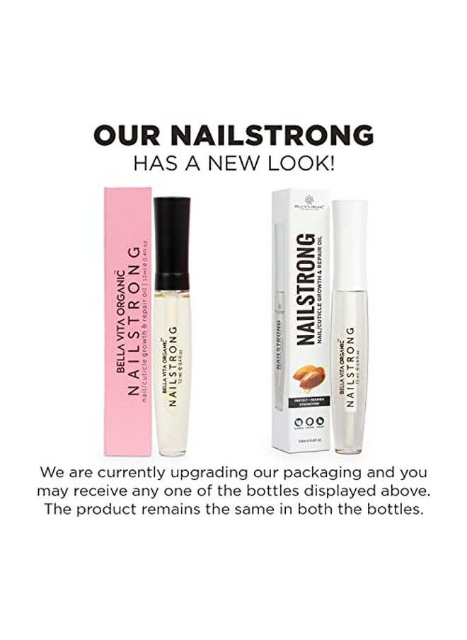 Bella Vita Organic - Nail Strong Oil For Cuticle Care Nail Growth & Strength With Goodness Of Almond Oil Soft Smooth & Strong Lustrous Nails 12 Ml - Image 1