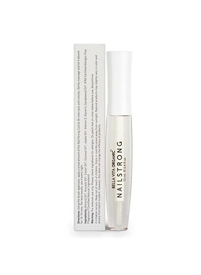 Bella Vita Organic - Nail Strong Oil For Cuticle Care Nail Growth & Strength With Goodness Of Almond Oil Soft Smooth & Strong Lustrous Nails 12 Ml - Image 1