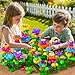 Garbo Star 112 Pcs Flower Garden ToyToddler Girl Toys 34 Years Old Girls Gardening Building Gifts Set Best Educational Learning Fine Diy Crafts Stem Construction Stacking Kitfor 3 4 5 6 7 Year Kids Birthday - Image 4