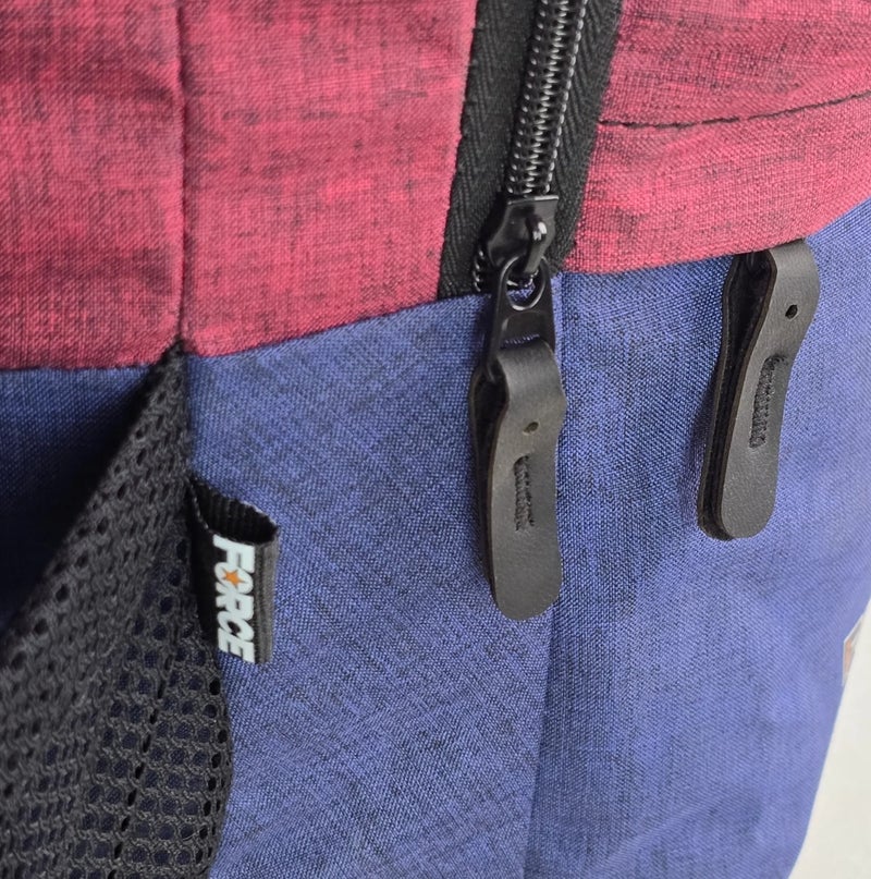 Force Laptop Backpack 15.6" - Advanced Basic -| purple-navy blue| waterproof | - Image 5