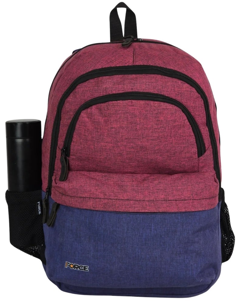 Force Laptop Backpack 15.6" - Advanced Basic -| purple-navy blue| waterproof | - Image 1